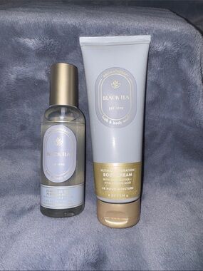 Bath & Body Works Black Tea Body Cream & Mist Set